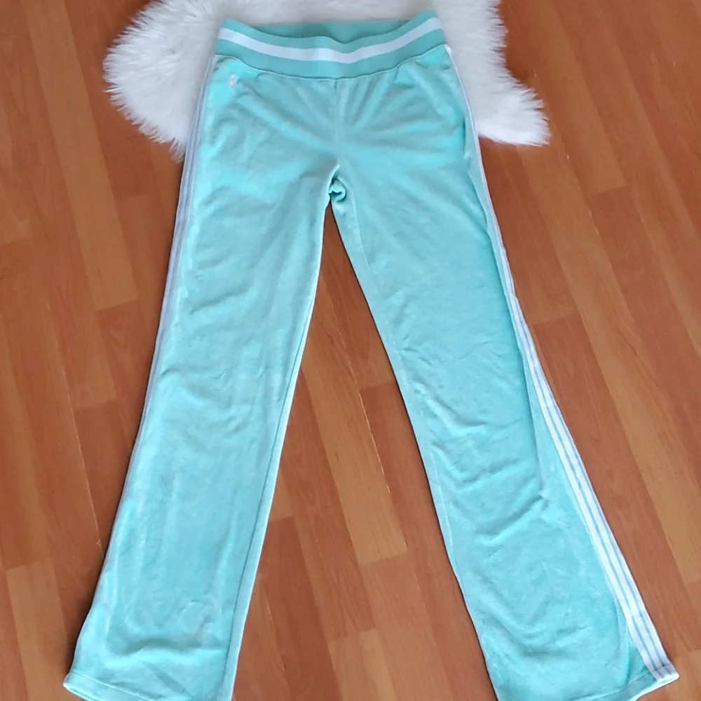 ❤ Girls Ralph Lauren super soft green velour pants